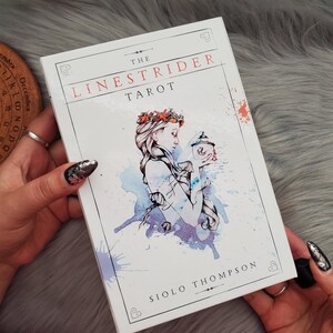 The Linestrider Tarot by Siolo Thompson, 78 card tarot deck with companion guidebook and box - USED