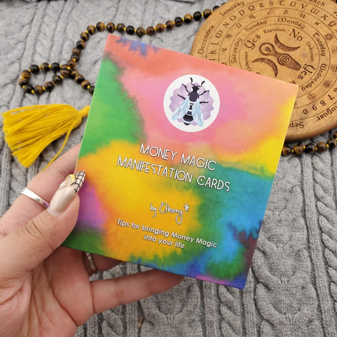 Money Magic Manifestation Cards by Ethony, 48 Card Oracle Deck With Box ...