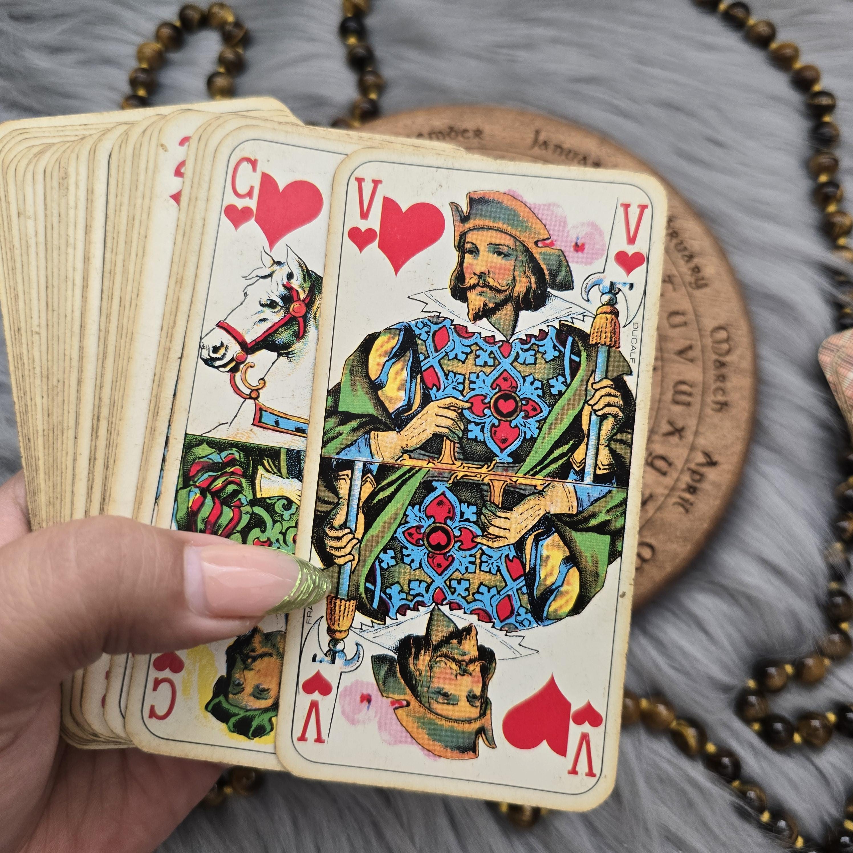 Jeu De Tarot、78枚のタロットカードデッキ、オリジナルボックス付き