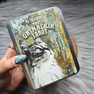 The Grimalkin Tarot van MJ Cullinane, tarotdeck met 78 kaarten en blik, geen gids - GEBRUIKT