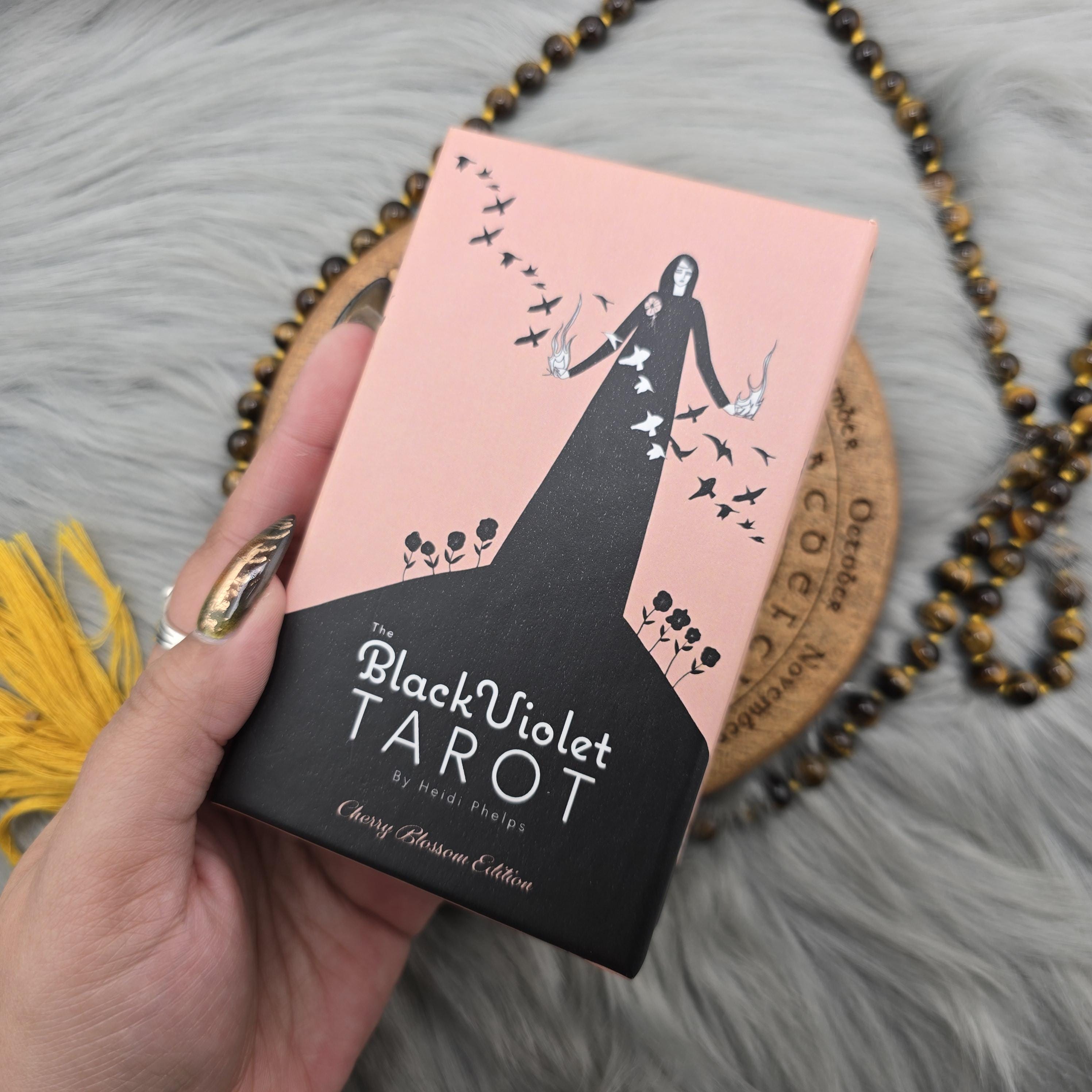 The Black Violet Tarot Cherry Blossom Edition by Heidi Phelps, 80