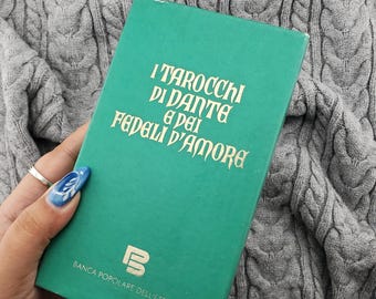 I Tarocchi Di Dante E Dei Fedeli D'Amore Green Box, 78 Card Tarot Deck With Little White Book And Box - USED