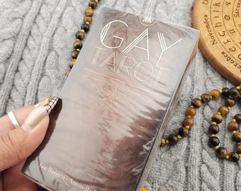 Gay Tarot by Lee Bursten Antonella Platano, 78 Card Tarot Deck With Guidebook And Box - New