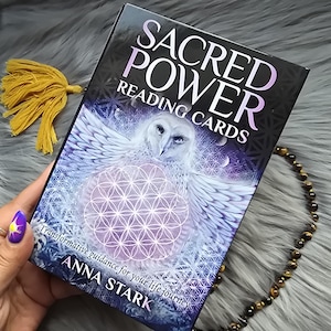 Cartas de lectura de Poder Sagrado de Anna Stark, baraja de 36 cartas con guía complementaria y caja original - USADA