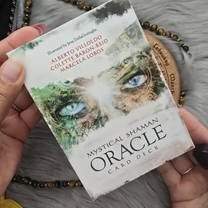 Mystical Shaman Oracle Card Deck door Alberto Villoldo Colette Baron-Reid Marcela Lobos, 64 kaartendek met originele doos, geen gids - GEBRUIKT