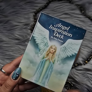 Baraja de inspiración angelical de Kim Dreyer, 44 cartas con guía complementaria y caja original - USADA