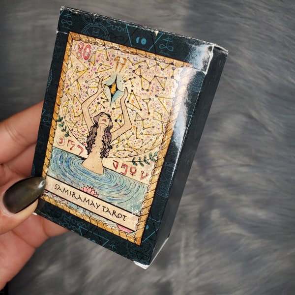 Samiramay Tarot, 78 card tarot deck with companion guidebook and box
