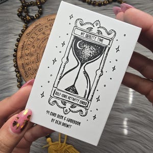 Tarjetas de actividades de autocuidado "Mi tiempo de calidad" de Deja Drewit, baraja de 44 cartas con guía complementaria y caja original - USADA