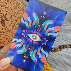 Dream Vision Tarot 2e editie van Emma Zhang, tarotdeck van 78 kaarten met bijbehorende gids en doos - GEBRUIKT