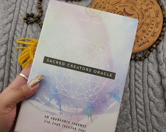 Sacred Creators Oracle by Chris-Anne, 63 Card Oracle Deck With Guidebook And Box - USED