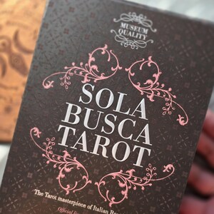 Tarot Sola Busca, baraja de tarot de 78 cartas con guía complementaria y caja - USADA