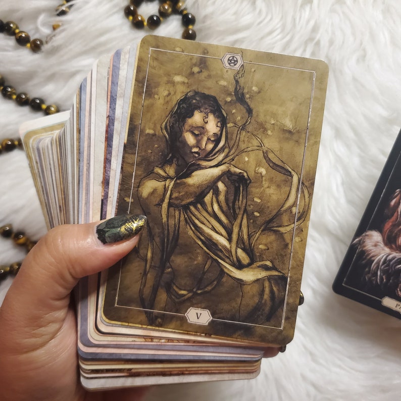 Hush Tarot by Jeremy Hush 78 Card Tarot Deck With Companion Etsy