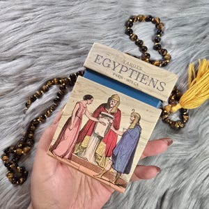 Tarots Egyptiens de Andrea Vitali, baraja de tarot de 78 cartas con guía complementaria y caja - USADA
