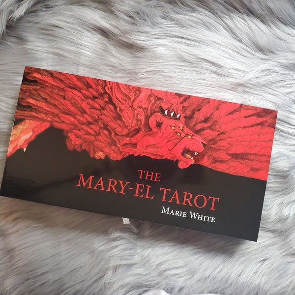 I Tarocchi Mary-El di Marie White, mazzo di tarocchi da 78 carte con guida e scatola