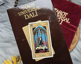 Tarot Universal Dali, 78 Card Tarot Deck With Guidebook and Box