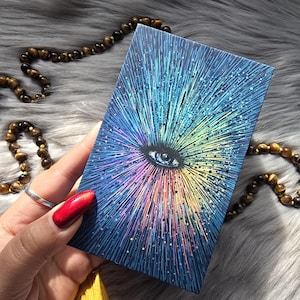 Tarot Prisma Visions de James R. Eads, baraja de tarot de 79 cartas con guía y estuche - USADO