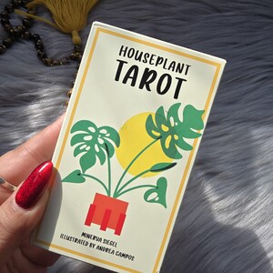 Tarot de Plantas de Interior de Minerva Siegel, baraja de tarot de 78 cartas con caja original, sin guía - USADO