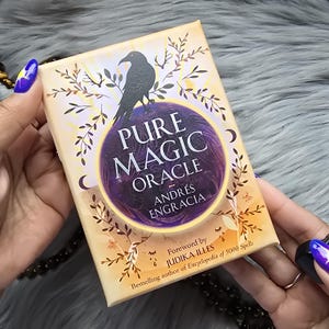 Oráculo de Magia Pura de Andrés Engracia, baraja de 36 cartas con guía complementaria y caja original - USADO