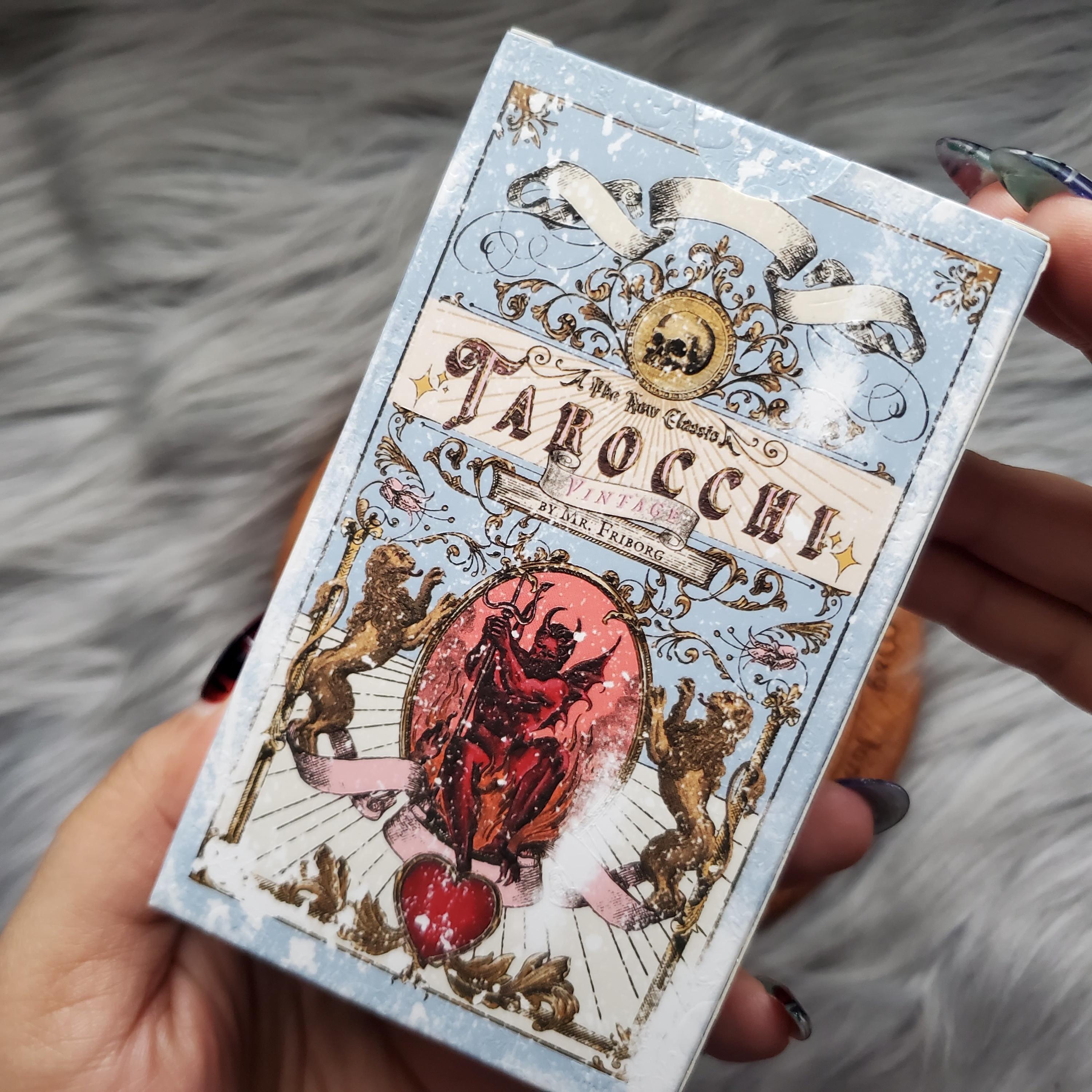 Le nouveau tarocchi vintage classique de M. Fribourg, jeu de tarot