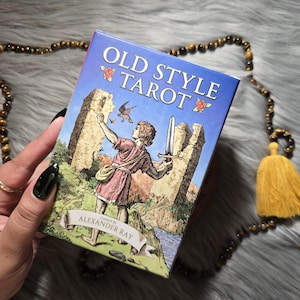 Old Style Tarot by Alexander Ray, 79 Card Tarot Deck With Guidebook And Box - USED