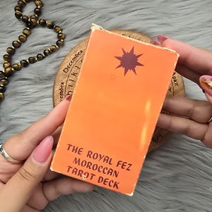 Le jeu de tarot marocain royal de Fès par Stuart R. Kaplan, jeu de tarot de 78 cartes avec boîte d'origine, pas de guide - OCCASION