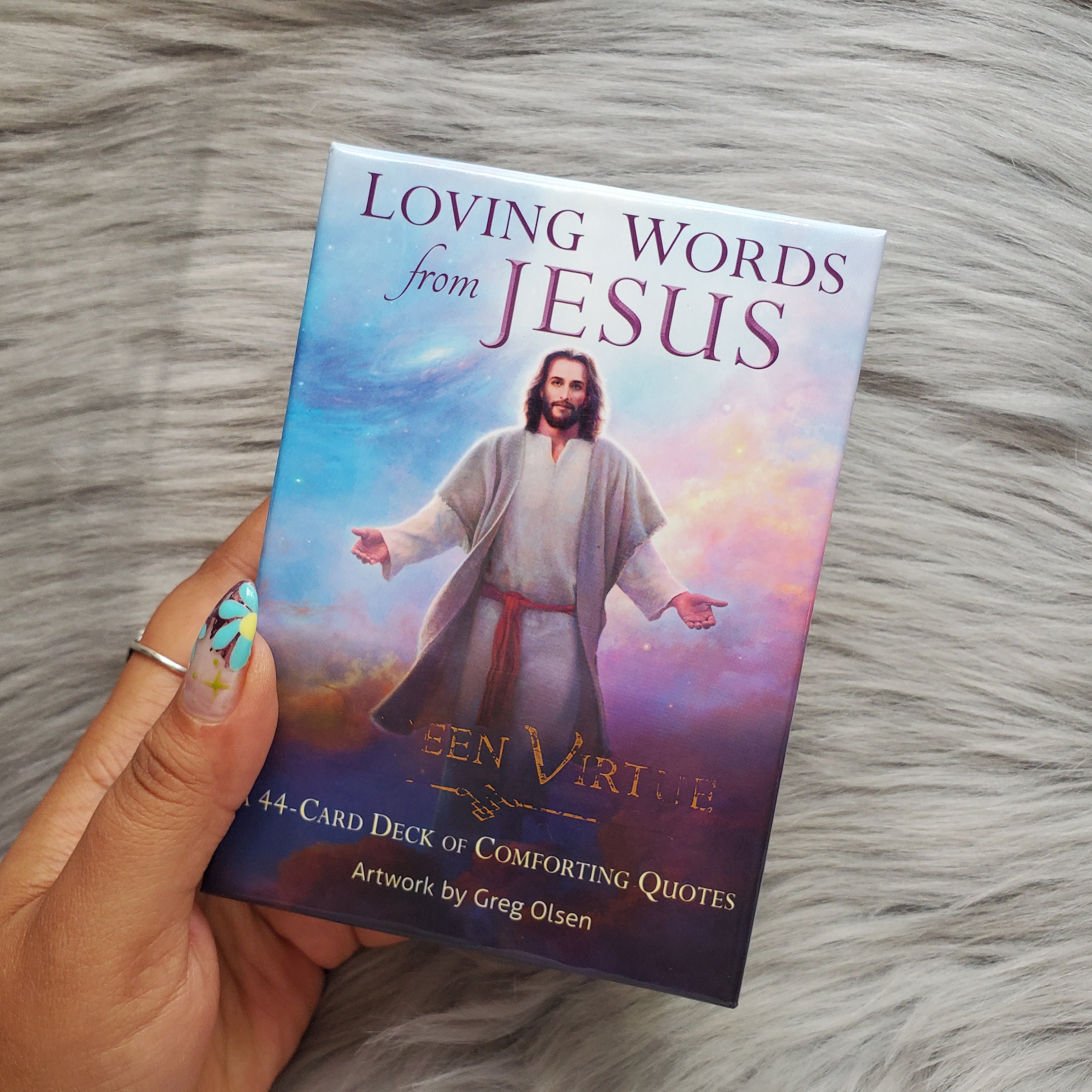 Loving Words From Jesus by Doreen Virtue, 44 Card Deck With