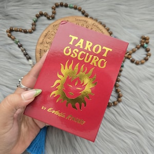 Tarot Oscuro by Estelle Riviere, 78 card tarot deck with companion guidebook and box - USED