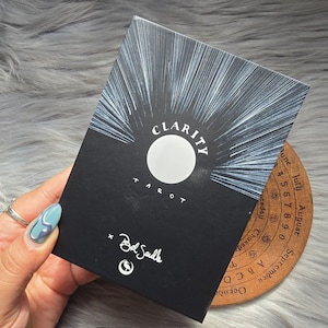 Clarity Tarot de Bel Senlle, baralho de tarô de 78 cartas com guia e caixa - USADO
