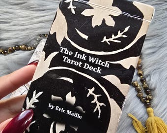 The Ink Witch Tarot Deck by Eric Maille, 78 card tarot deck with original box, no guidebook - USED
