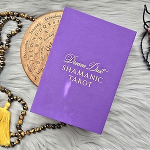 Tarot Chamánico Dream Dust de Sue Sparrow Bellamy, baraja de tarot de 78 cartas con guía complementaria y caja - USADO