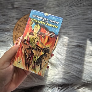 Einweihungs-Tarot der Goldenen Morgenröte, 78 Karten Tarot Deck mit Original-Box, ohne Anleitung - GEBRAUCHT