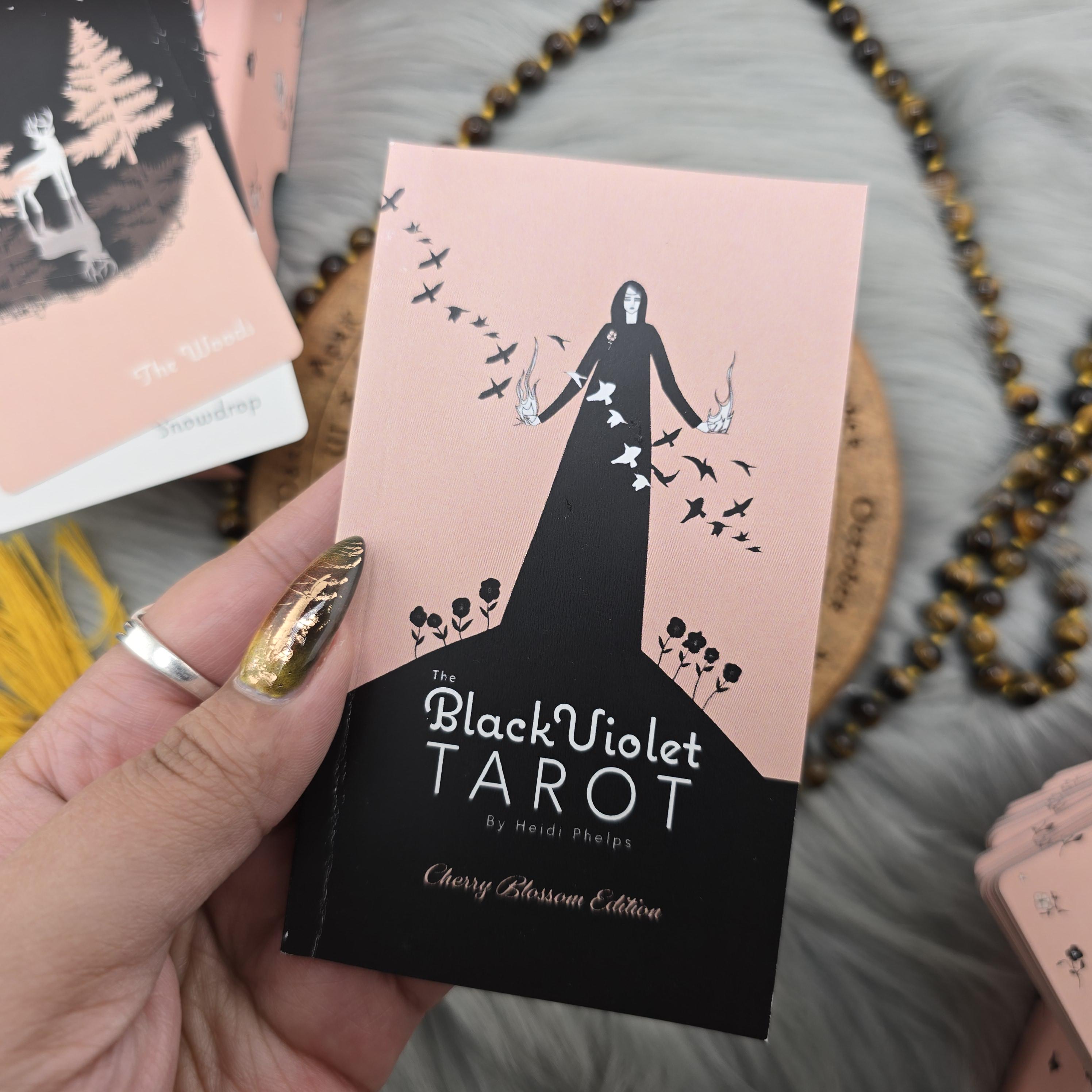 The Black Violet Tarot Cherry Blossom Edition by Heidi Phelps, 80