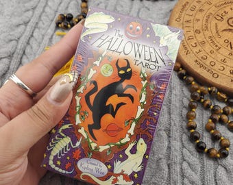 The Halloween Tarot by Kipling West, 78 Card Tarot Deck With Guidebook And Box - New