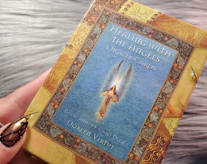 Healing With the Angels Oracle Cards by Doreen Virtue, 44 Card Deck
