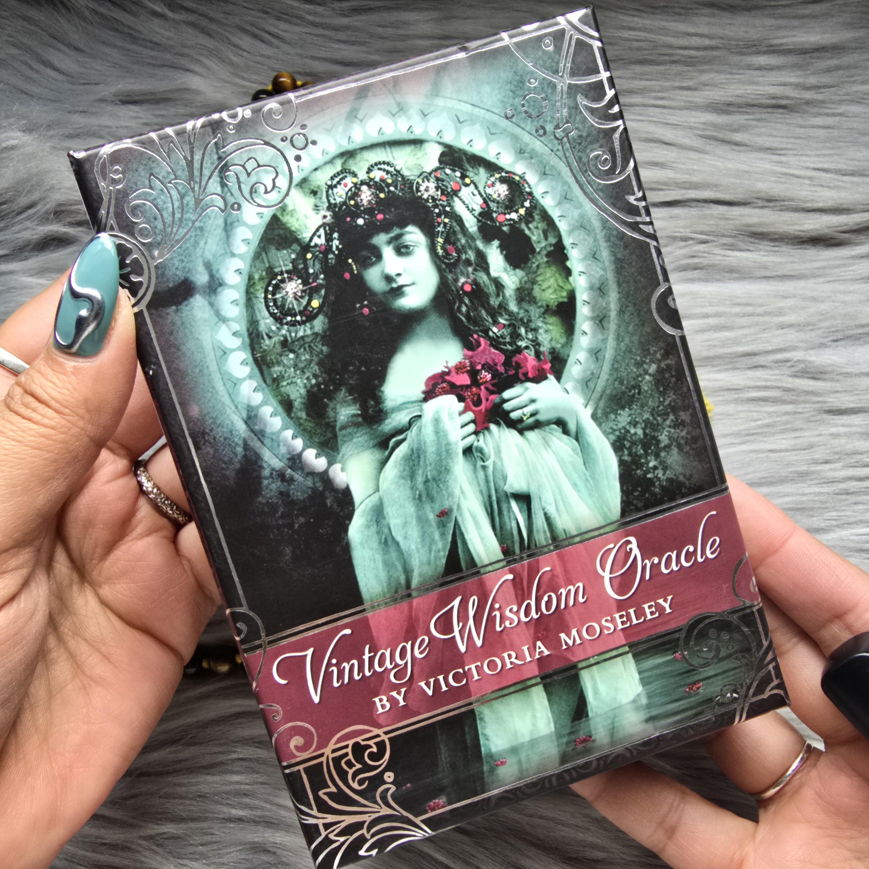 Vintage Wisdom Oracle by Victoria Moseley, 52 Card Deck With