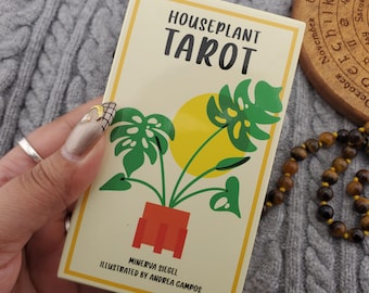Houseplant Tarot by Minerva Siegel, 78 Card Tarot Deck With Guidebook And Box - USED