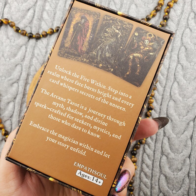 The Arcane Tarot Cards 78 Card Complete Deck - Etsy