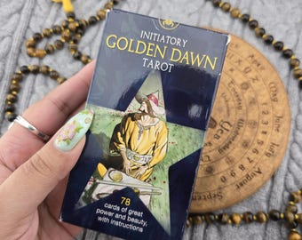 GOLDEN DAWN TAROT Deck - Vintage Divination Tools Witchcraft