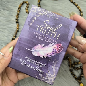 Soul Truth Self-Awareness Card Deck by Brianne Hovey, 56 card oracle deck with original box, no guidebook - USED