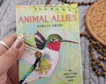 Animal Allies Oracle Cards by Jessica Swift, 60 Card Oracle Deck With Guide Sheet And Box - USED