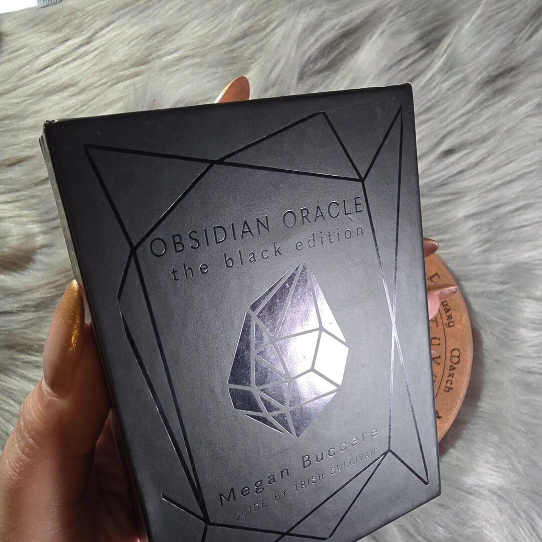 Obsidian Oracle the Black Edition by Megan Buccere, 66 Card Deck With ...