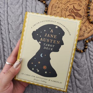Baraja de tarot de Jane Austen de Jacqui Oakley, baraja de oráculo de 53 cartas con guía y caja - USADA