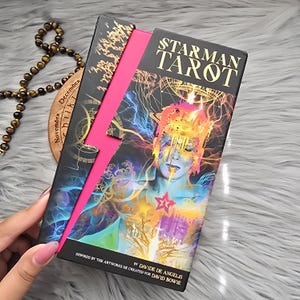 Starman Tarot de Davide De Angelis, baralho de tarô de 78 cartas com guia e caixa - USADO