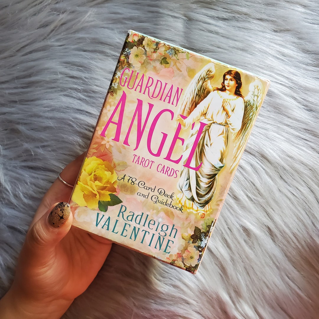 Guardian Angel Tarot Cards by Radleigh Valentine, 78 Card Tarot Deck With Companion Guidebook