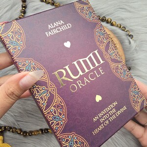 Rumi Oracle An Invitation Into The Heart of the Divine by Alana Fairchild, 44 card deck with companion guidebook and original box - USED