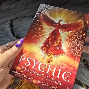 Paranormale leeskaarten Oracle door Debbie Malone Amalia I. Chitulescu, 36 kaartendeck met begeleidende gids en originele doos - GEBRUIKT