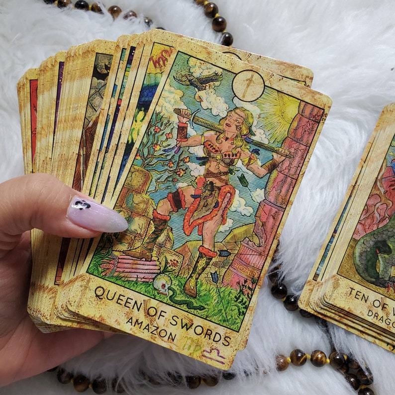 Spencer s Tarot Cards By Spencer s Online 78 Card Etsy