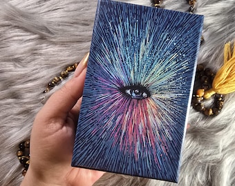 The Prisma Visions Tarot A Set of Cards to Ease Your Mind by James R. Eads, 79 card tarot deck with companion guidebook and box - USED