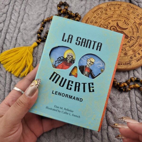 Baraja Lenormand de La Santa Muerte de Dan M. Pelletier, 36 cartas, con guía y caja - USADA