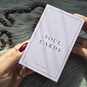 Soul Cards Purple Tarot Deck van Kristine Fredheim, tarotdeck van 78 kaarten met originele doos, geen gids - GEBRUIKT